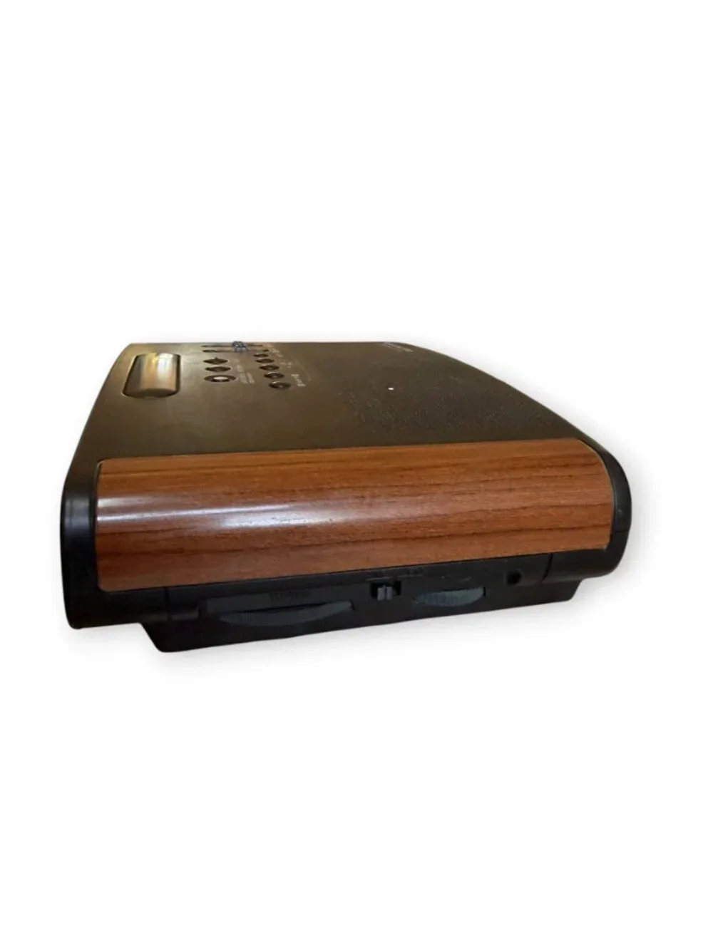 VTG Sony Dream Machine ICF-C420 Dual Alarm Digital AM/FM Clock Radio Wood Grain